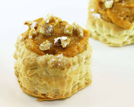 Pumpkin Puff Pastry Tarts