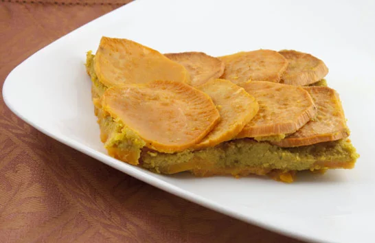 Curried Chickpea Sweet Potato Squares