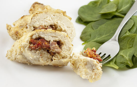 Pancetta and Sun-Dried Tomato Stuffed Chicken Breasts