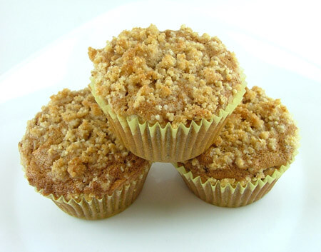 Apple Cardamom Crumble Muffins