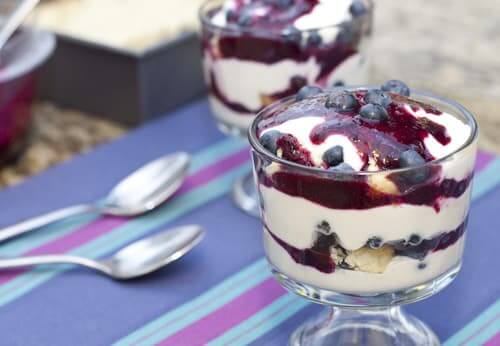 Blueberry Lemon Trifles