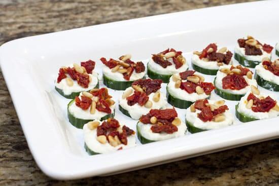 Mediterranean Cucumber Appetizers