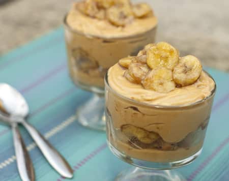 Peanut Butter and Banana Parfaits