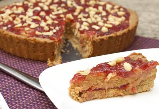 Peanut Butter and Jelly Tart