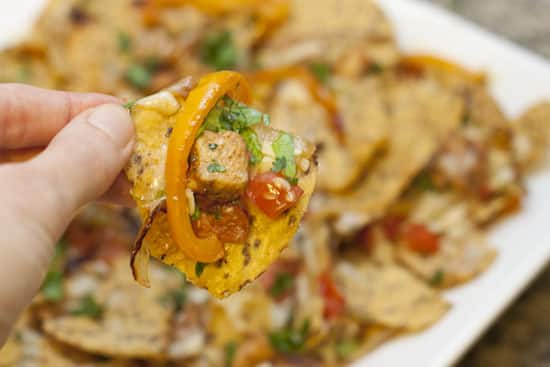 Chicken Fajita Nachos